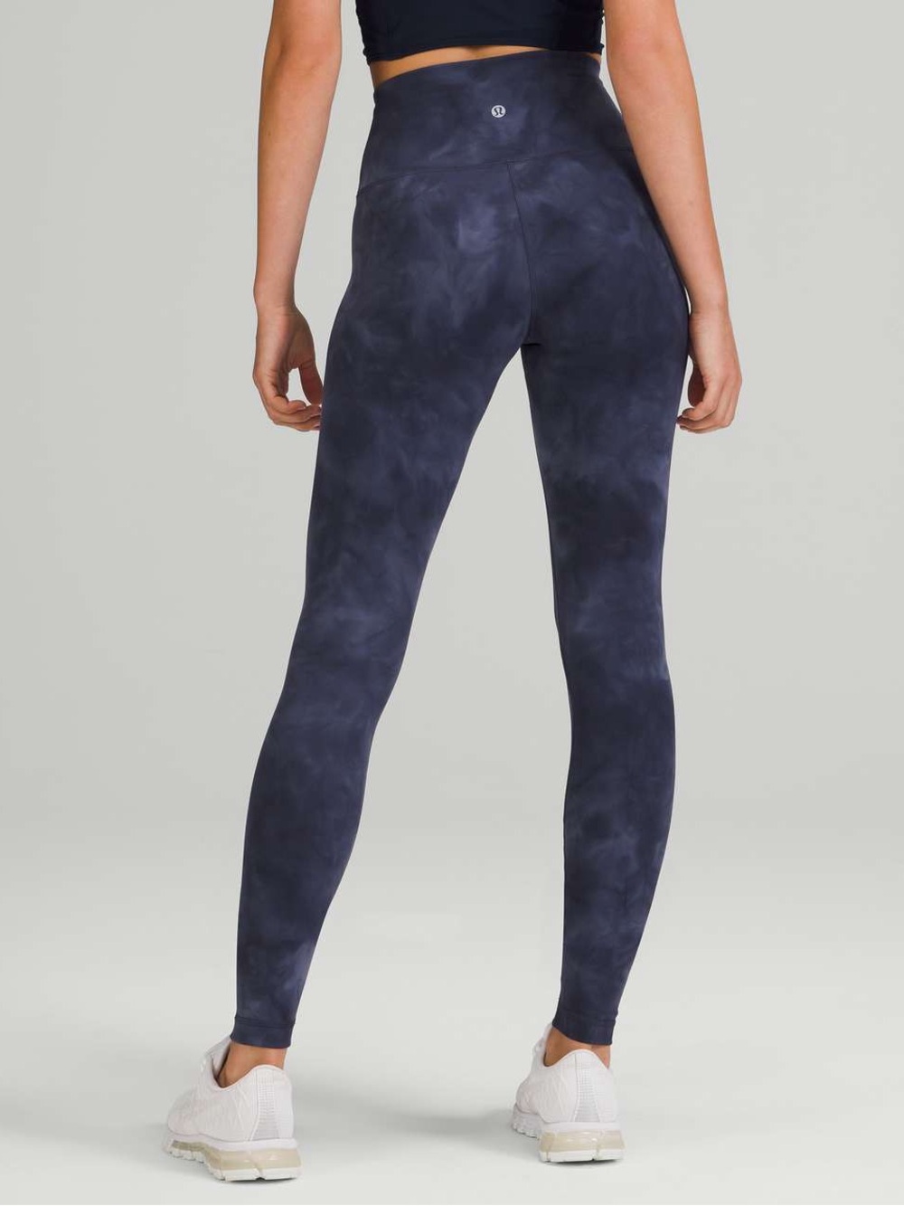 Lululemon Wunder Train High-Rise Tight 28" Diamond Dye Shade Naval Blue Size 2
